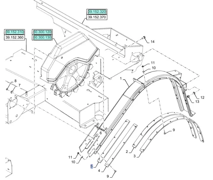 87644833 - пластина направляющая